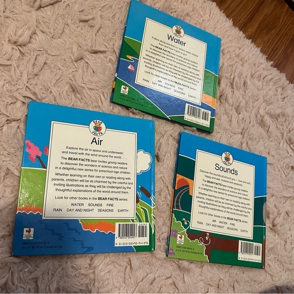 David Bennett Book Lot Bundle 80s Kids Bear Educational Water Air Sounds VTG - Picture 2 of 11